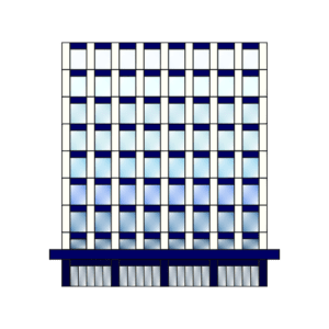 オフィスビルのフリーイラスト