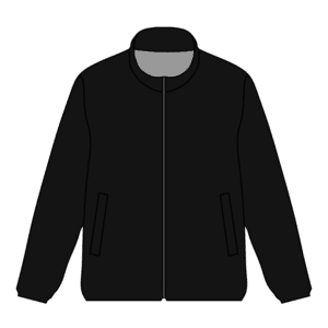 ブラックブルゾンのフリーイラスト