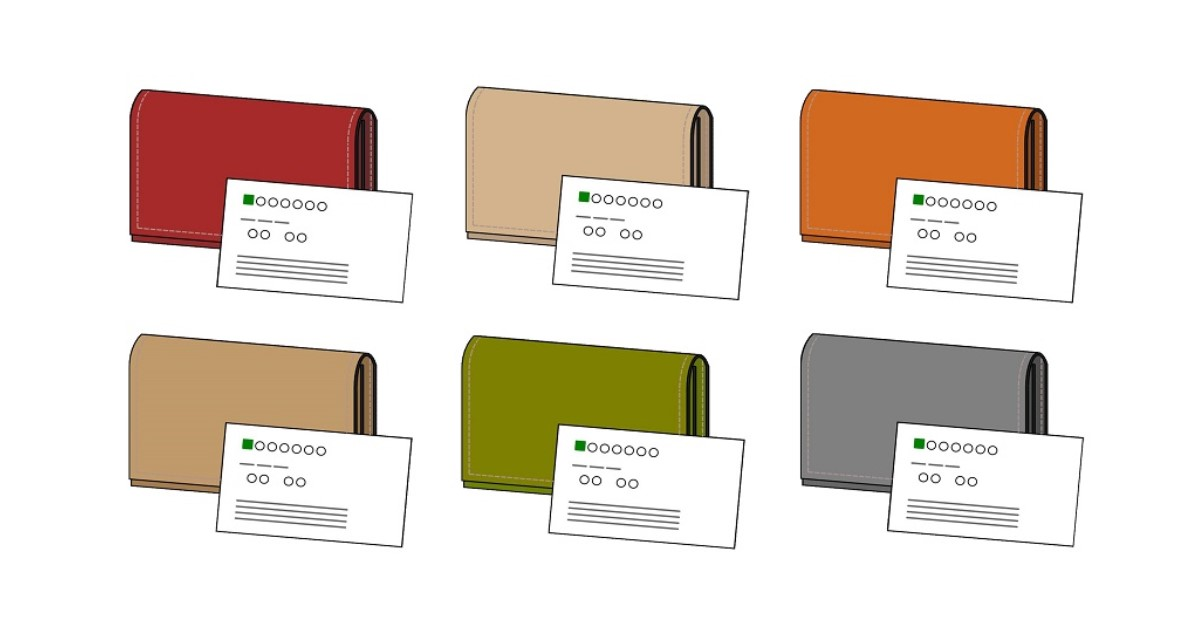 名刺入れのフリーイラスト