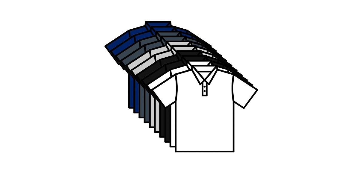 ポロシャツのフリーイラスト