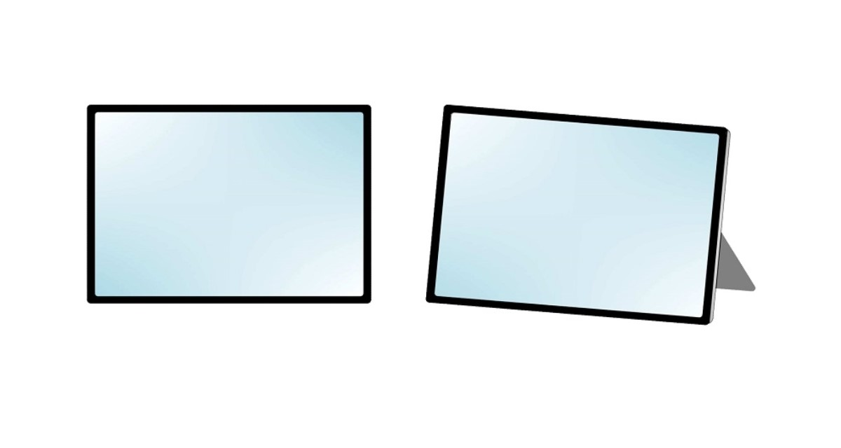 タブレットのフリーイラスト