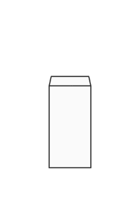 長形3号封筒のフリーイラスト