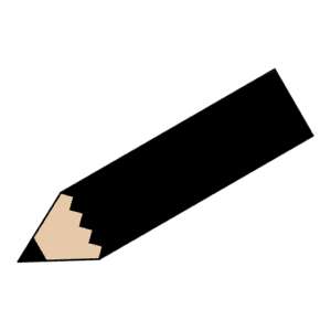 黒鉛筆のイラスト