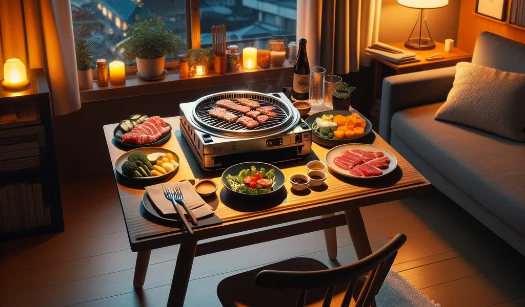 家で一人焼肉